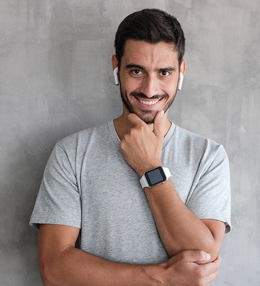 man-airpods Man airpods